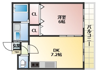 パレス東洋小松館の間取り