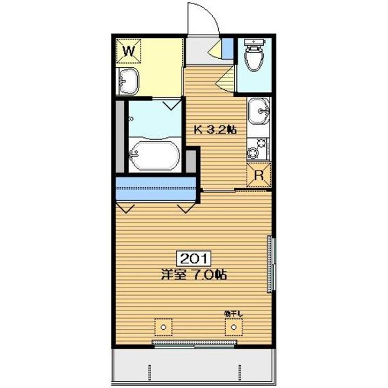 クレールメゾンＷの間取り