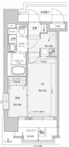 【間取り】 | グランフォーレプライム箱崎