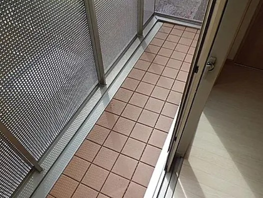 ボナールサトミ　Ⅱのバルコニー