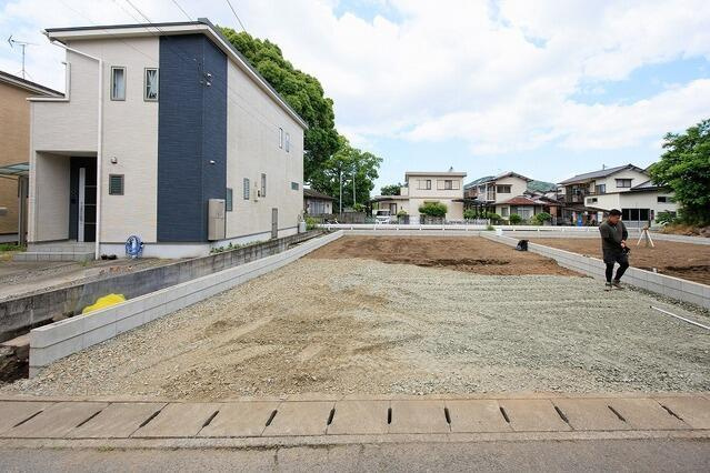 サンコート　熊本市西区高橋町１丁目２号地の前面道路含む現地写真|2号地　2026年5月22日撮影