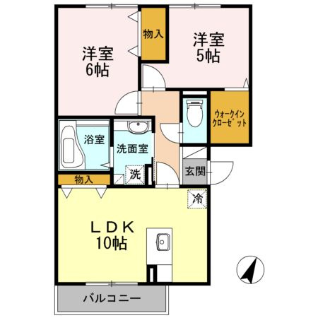 【間取り】 | ウェルデンス東林間(ウェルデンスヒガシリンカン)