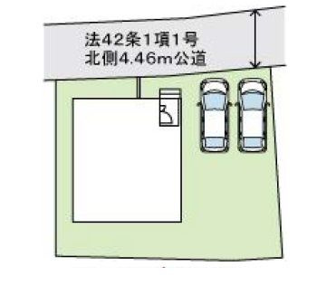 小郡市小郡　新築戸建の区画図