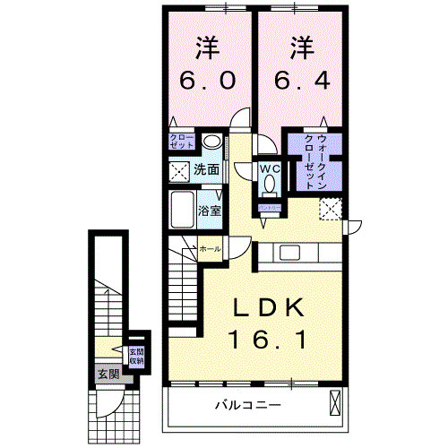 セレスⅠの間取り|使い勝手の良い間取りです♪