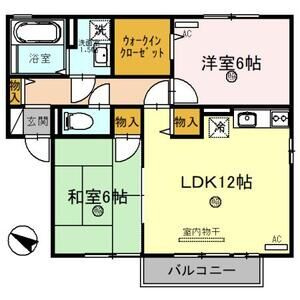 【間取り】 | ベッラローゼ | お部屋の間取りです