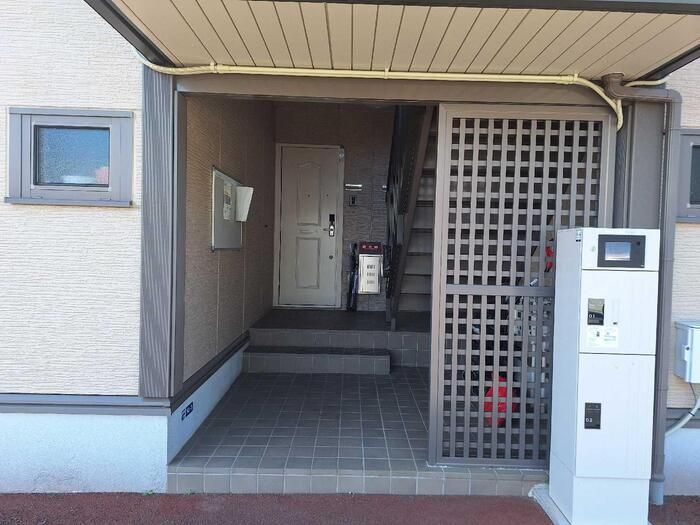 リビングタウン八日市場　Ｃのエントランス
