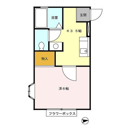 【間取り】 | グリーンパルB