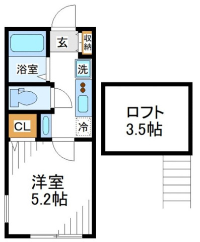 【間取り】 | クレストコート上永谷 | バストイレ別！