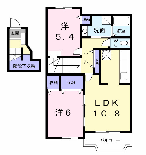 【間取り】 | ヴィオラＭ