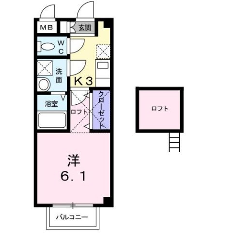 【間取り】 | エスポワール鳴水