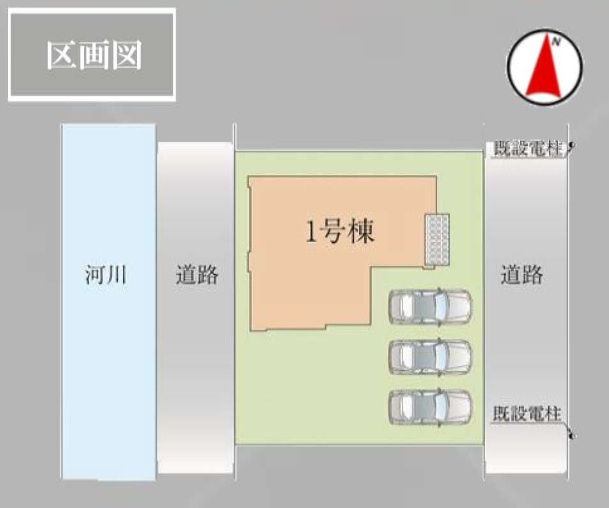 蓮田市西新宿８期の区画図