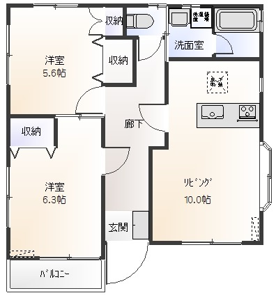 【間取り】 | メゾン2