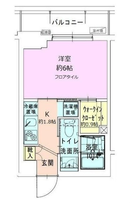 門前仲町レジデンス弐番館の間取り|間取りです。