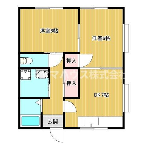 【間取り】 | 第ニメゾン但馬