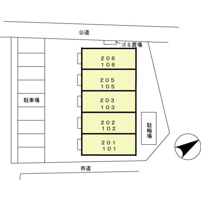 【区画図】 | クレールコート参番館(クレールコートサンバンカン)