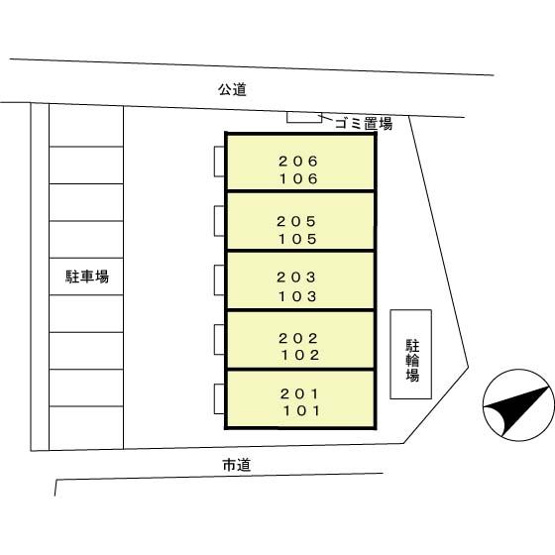 【区画図】 | クレールコート参番館(クレールコートサンバンカン)