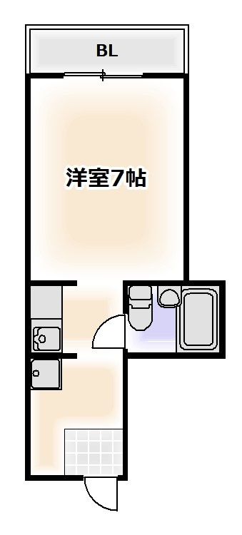 サンハイツ山之内の間取り