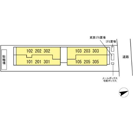 【区画図】 | DROOM八幡町(ディールームハチマンチョウ)