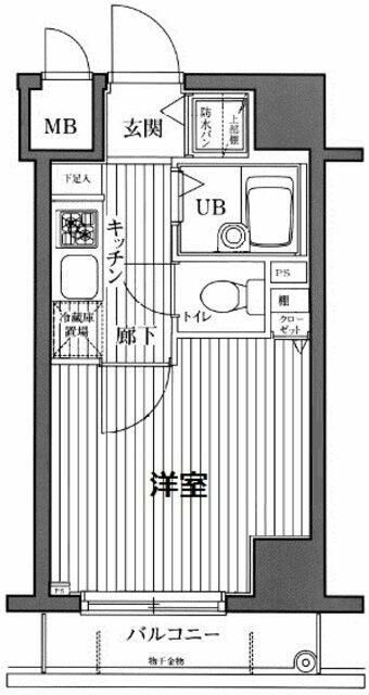 ガラ・ステージ芝公園駅前の間取り