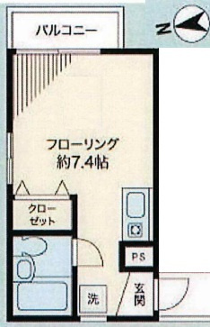 TCRE早稲田の間取り