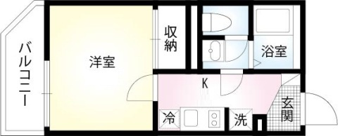 メゾン フォーレストの間取り|間取りです。