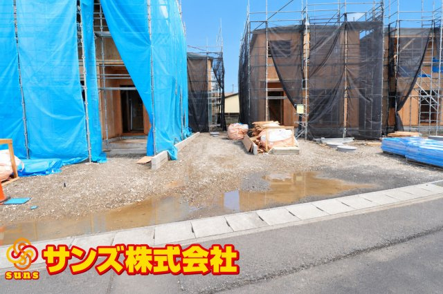 郡山市田村町徳定字塚ノ越　　３号棟　　御代田小学校、守山中学区の外観|南側から見た駐車場を含む外観