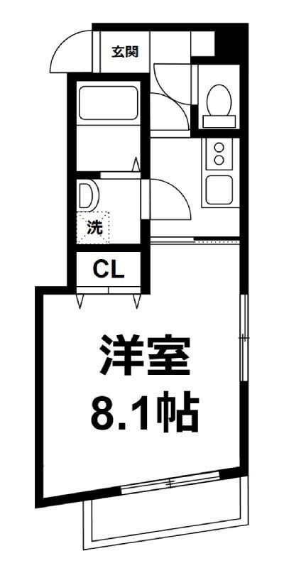 エスポワール喜多見の間取り