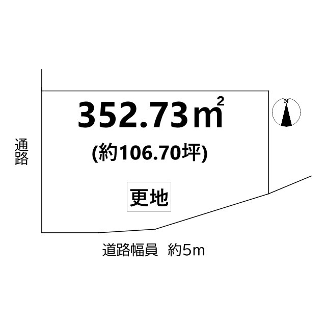岩倉花園町 土地の土地図