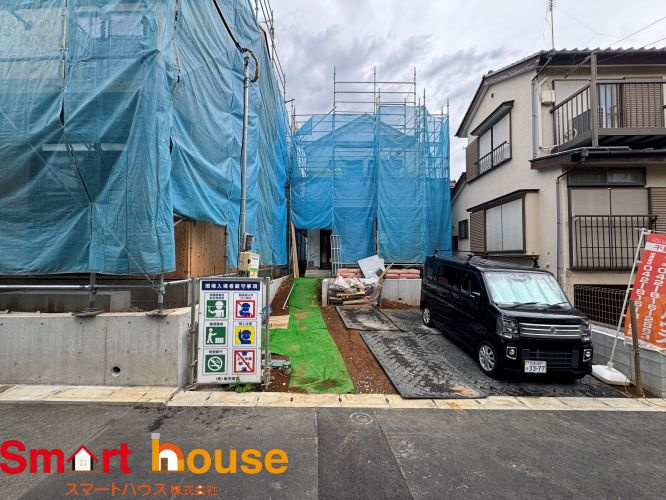 座間市立野台２丁目　新築全3棟の前面道路含む現地写真|周辺物件含めてご案内可能！
即日ご対応可能！