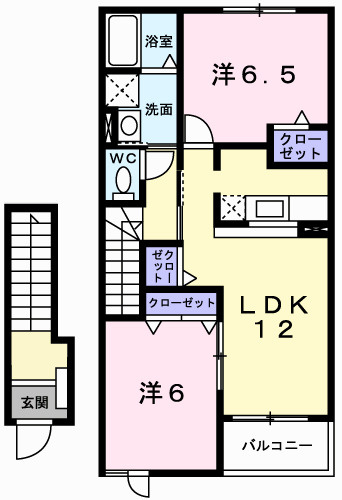 セントポーリアⅡの間取り