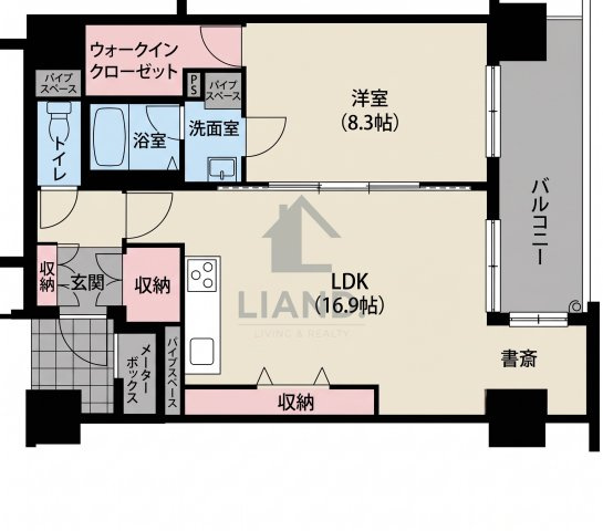 レジディア西新　西新小学校区の間取り|レジディア西新