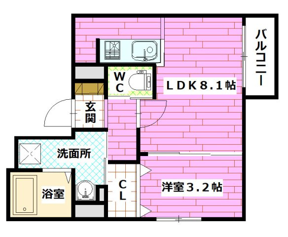 月光矢野西の間取り