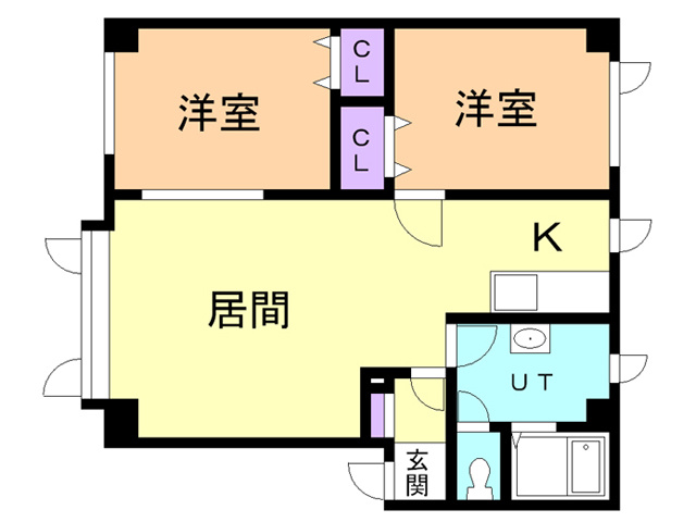 グランデールⅡの間取り