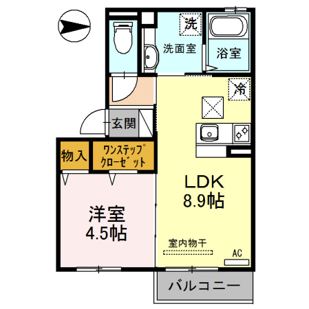 シャルム総持寺の間取り