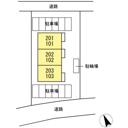 ベルフォレの区画図