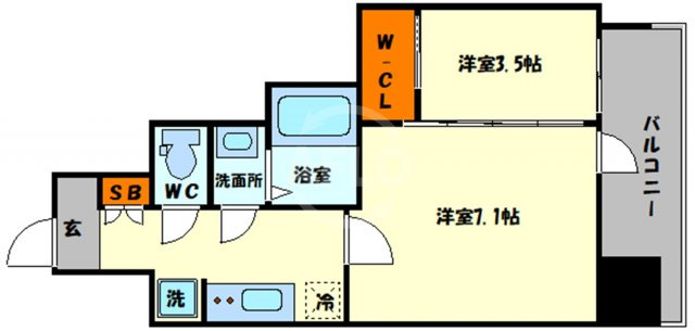 ファーストフィオーレ九条Ⅱの間取り|ファーストフィオーレ九条II　間取り