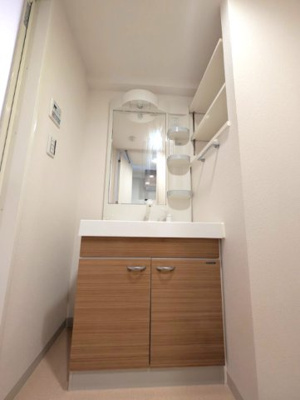 【洗面所】 | リージア経堂イーストプレイス | ※同タイプの別のお部屋の写真です。
壁に収納あり