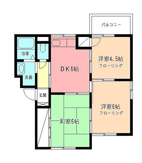 【間取り】 | ハイムサエグサ　Ｄ