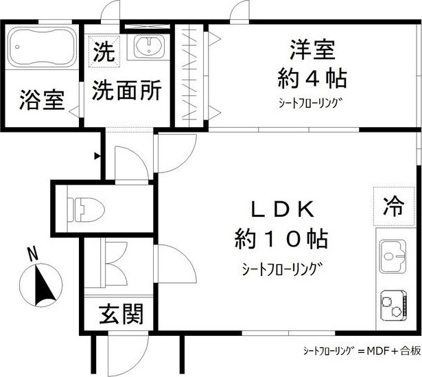 デザインメゾン等々力６丁目の間取り