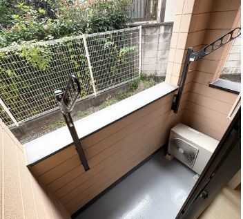 パラシオ北綾瀬のバルコニー|開放的で明るい空間を演出してくれるバルコニーです