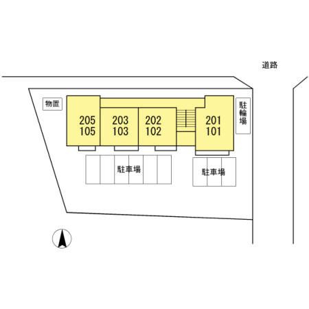 フェリーチェの区画図