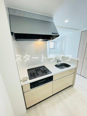 大阪市淀川区東三国６丁目の賃貸マンションのキッチン