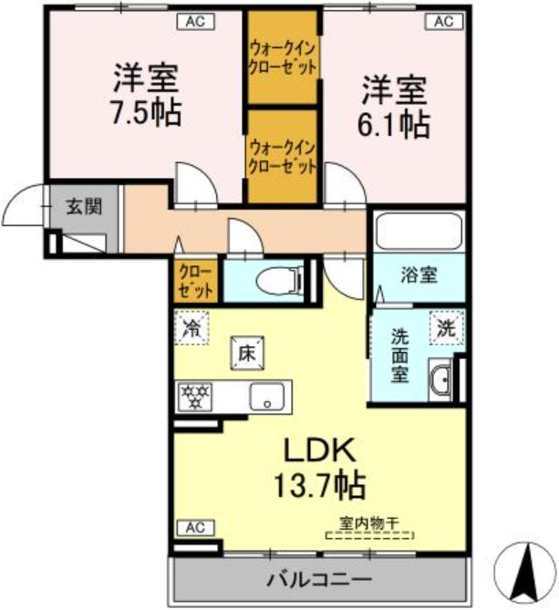 シャーレアンの間取り