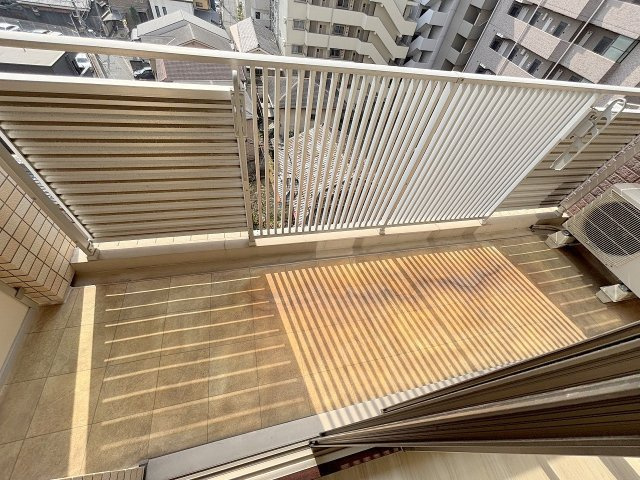 アーバンフラッツ西中島のバルコニー