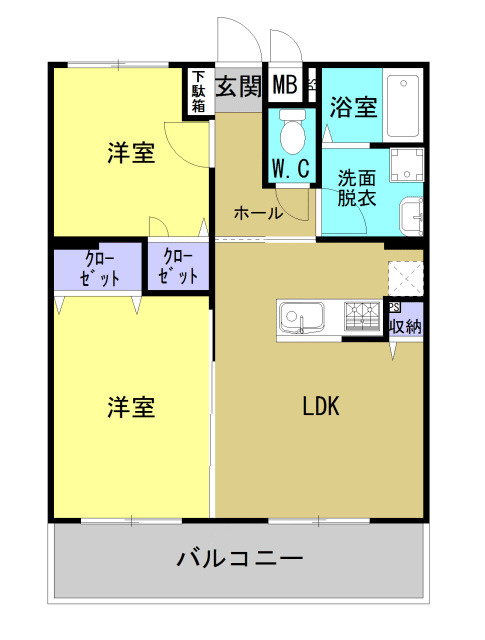 ソラティーオの間取り