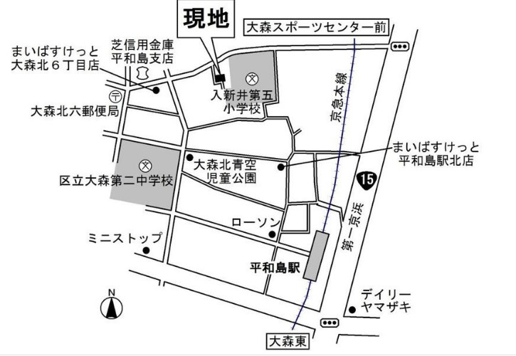 ヴェールメゾンの地図