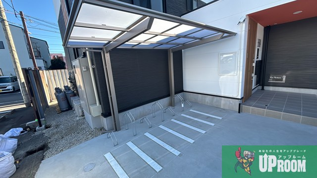 城とさくらのエスプレッソの駐車場