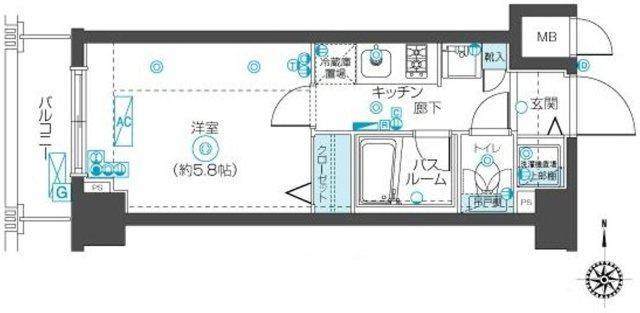 フェニックス武蔵関クアトロの間取り