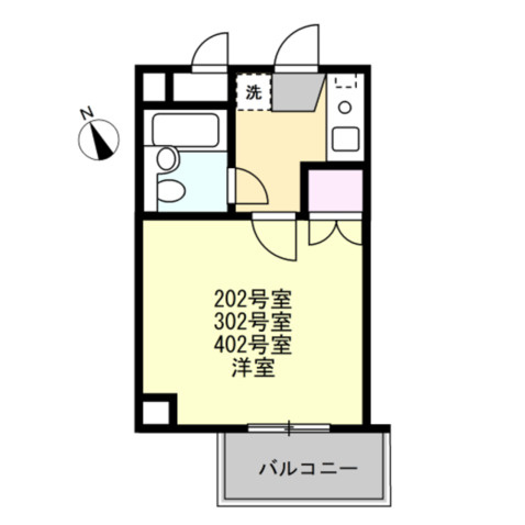 グローバルハイツ赤門の間取り