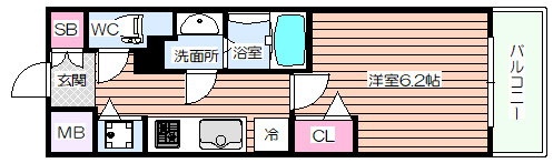 【間取り】 | メインステージ新大阪